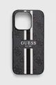 серый Чехол на телефон Guess iPhone 15 Pro 6.1