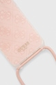 Аксесуари Чохол на телефон Guess iPhone 15 Pro Max 6.7" GUHCP15XHC4SEP рожевий