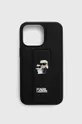 čierna Puzdro na mobil Karl Lagerfeld iPhone 13 Pro / 13 6.1'' Unisex