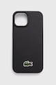 Lacoste telefon tok iPhone 15 / 14 / 13 6.1" telefonhoz fekete LCHMP15SPVCK