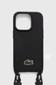 čierna Puzdro na mobil Lacoste iPhone 14 Pro 6.1