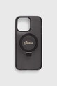 Guess telefon tok iPhone 14 Pro Max 6.7" telefonhoz fekete GUHMP14XHRSGSK