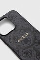 Чохол на телефон Guess iPhone 15 Pro 6,1" GUHMP15LG4GFRK чорний AA00