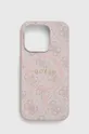 ροζ Θήκη κινητού Guess iPhone 15 Pro 6,1