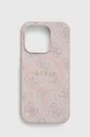 roza Etui za telefon Guess iPhone 15 Pro 6,1