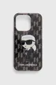 μαύρο Θήκη κινητού Karl Lagerfeld iPhone 15 Pro 6.1