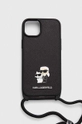 crna Etui za telefon Karl Lagerfeld iPhone 15 Plus / 14 Plus 6.7