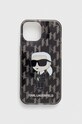 Θήκη κινητού Karl Lagerfeld iPhone 15 / 14 / 13 6.1" για τηλέφωνο μαύρο KLHCP15SHNKMKLK