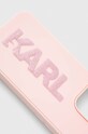Чохол на телефон Karl Lagerfeld iPhone 15 Pro Max 6.7" KLHCP15X3DMBKCP рожевий AA00