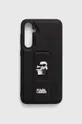 čierna Puzdro na mobil Karl Lagerfeld S23 FE S711 Unisex