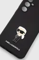 Puzdro na mobil Karl Lagerfeld S23 FE S711 čierna