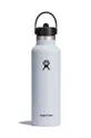 biela Termo fľaša Hydro Flask 21 Oz Standard Flex Straw Cap White Unisex