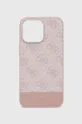 ružová Puzdro na mobil Guess iPhone 14 Pro Max 6.7