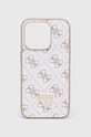 Чохол на телефон Guess iPhone 15 Pro 6.1" для телефону білий GUHCP15LPG4GPH