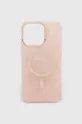 rózsaszín Guess telefon tok iPhone 15 Pro Max 6.7