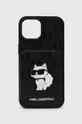 čierna Puzdro na mobil Karl Lagerfeld iPhone 15 / 14 / 13 6.1