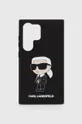 fekete Karl Lagerfeld telefon tok S24 Ultra S928 Uniszex