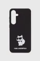 чёрный Чехол на телефон Karl Lagerfeld Samsung Galaxy S24+ S926 Unisex