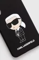 Etui za telefon Karl Lagerfeld S24+ S926 črna