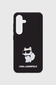Karl Lagerfeld Husă pentru telefon S24 S921 pentru telefon negru KLHCS24SSNCHBCK