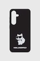 Karl Lagerfeld telefon tok S24 S921 telefonhoz fekete KLHCS24SSNCHBCK