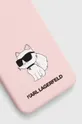 Etui za mobitel Karl Lagerfeld S24 S921 roza