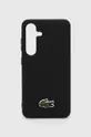 čierna Puzdro na mobil Lacoste Samsung Galaxy S24 S921 Unisex