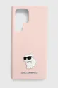 розовый Чехол на телефон Karl Lagerfeld S23 Ultra S918 Unisex