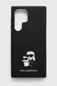 nero Karl Lagerfeld custodia per telefono Galaxy S23 Ultra Unisex