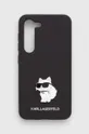 čierna Puzdro na mobil Karl Lagerfeld Galaxy S23 Unisex