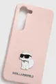 Puzdro na mobil Karl Lagerfeld S23 S911 ružová