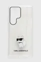 priesvitná Puzdro na mobil Karl Lagerfeld Galaxy S24 Ultra Unisex
