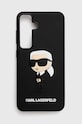 Karl Lagerfeld Husă pentru telefon S24 S921 pentru telefon negru KLHCS24S3DRKINK