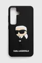 μαύρο Θήκη κινητού Karl Lagerfeld S24 S921 Unisex