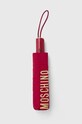 Doplňky Deštník Moschino 8983.openclose burgundské