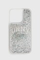 Чехол на телефон Dkny iPhone 14 Pro узор чёрный DKHCP14LLBNAEK