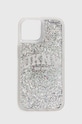 Obal na telefon Dkny iPhone 15 / 14 / 13 6.1" potisk černá DKHCP15SLBNAEK