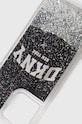 Obal na telefon Dkny iPhone 15 / 14 / 13 6.1" DKHCP15SLBNAEK černá AA00