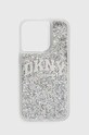 Чехол на телефон Dkny iPhone 15 Pro узор чёрный DKHCP15LLBNAEK