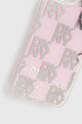 Etui za telefon Dkny iPhone 15 / 14 13 6.1" DKHCP15SLCPEPP roza AA00