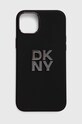Dkny Husă pentru telefon iPhone 15 Plus / 14 Plus pentru telefon negru DKHCP15MSMCBSK