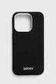 Чехол на телефон Dkny iPhone 15 Pro для телефона чёрный DKHMP15LSMCHLK