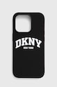 Dkny Husă pentru telefon iPhone 14 Pro cu modele negru DKHMP14LSNYACH