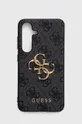 čierna Puzdro na mobil Guess Galaxy S24 S921 Unisex