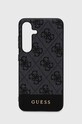 Guess etui na telefon Samsung Galaxy S24 S921 na telefon czarny GUHCS24SG4GLGR