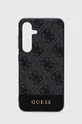 čierna Puzdro na mobil Guess Samsung Galaxy S24 S24 S921 Unisex