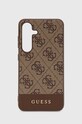 Guess etui na telefon Galaxy S24 S921 na telefon brązowy GUHCS24SG4GLBR
