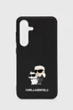 чёрный Чехол на телефон Karl Lagerfeld Galaxy S24 Unisex
