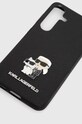 Karl Lagerfeld Husă pentru telefon Galaxy S24 KLHCS24SPSAKCMPK negru AA00