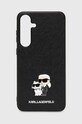 Чохол на телефон Karl Lagerfeld Galaxy S24+ для телефону чорний KLHCS24MPSAKCMPK